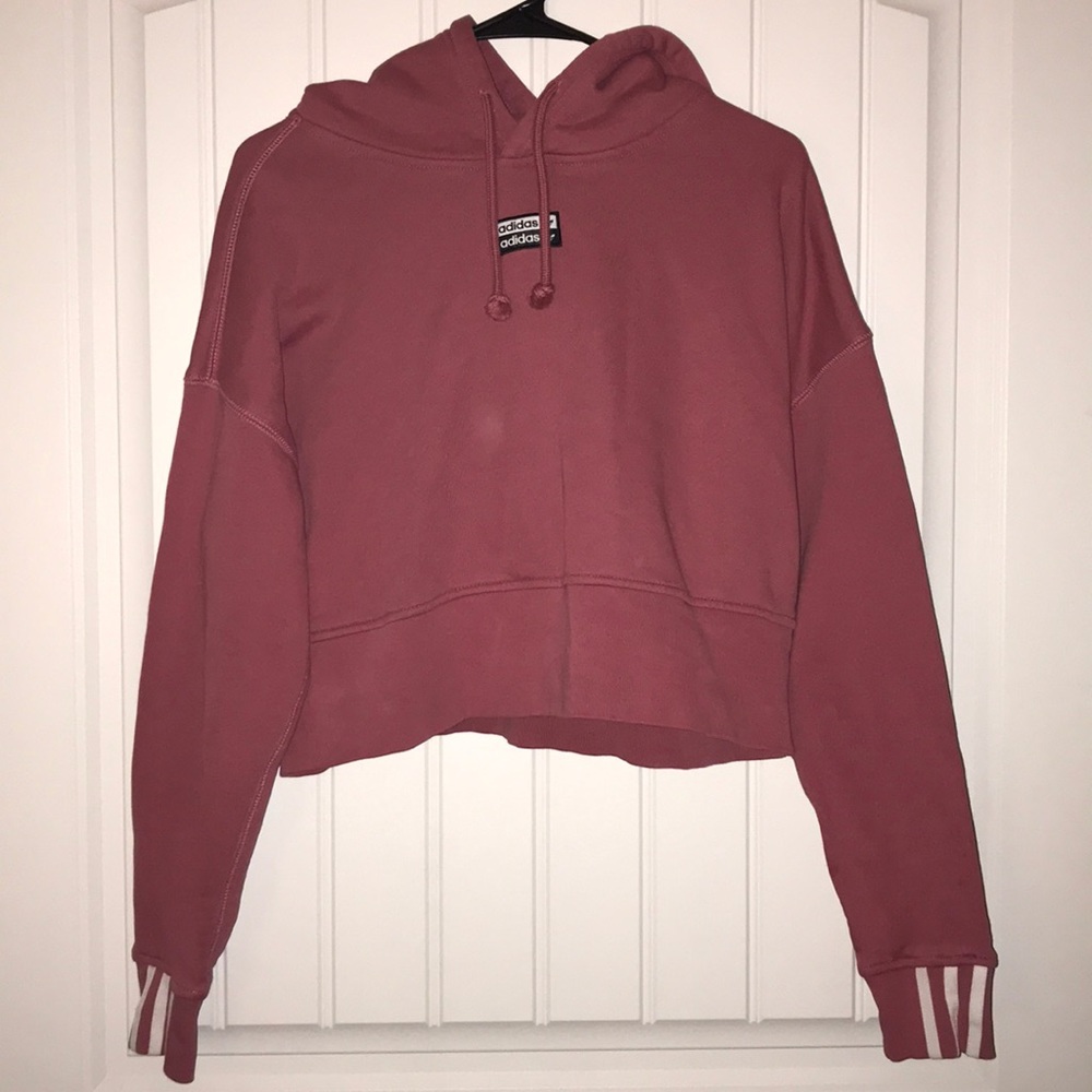 Pink adidas hoodie